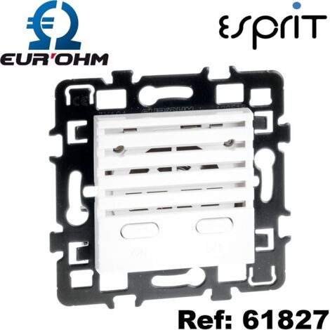 Eur Ohm – Carillon d'ambiance sans fil – Alimentation par batterie – Indice de protection IP44 – Portée 100m – Installation facile