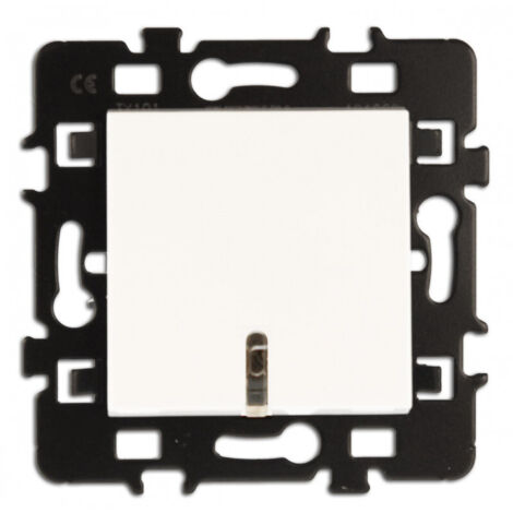 Eur Ohm – Interrupteur va-et-vient lumineux encastrable 10AX – Voyant bleu – Compatible gamme Esprit – Indice de protection IP20
