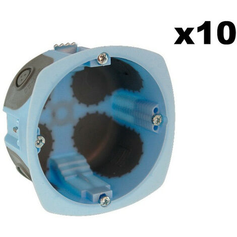 Eur Ohm – Lot de 10 boîtes XL AIR'metic diamètre 67mm – Profondeur 40mm – Réduction des infiltrations d'air – Économie d'énergie jusqu'à 10%