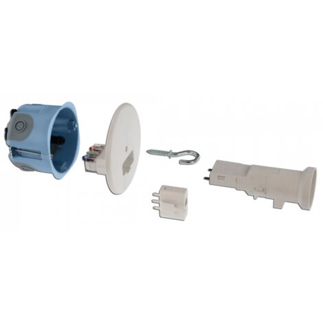 Eur Ohm – Lot de 10 kits point de centre E27 XL AIR'métic – Douille DCL E27 – Réduction des infiltrations d'air – Économie d'énergie jusqu'à 10%