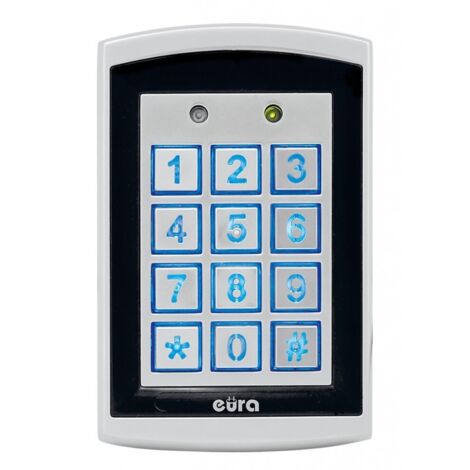 EURA AC-20C7 - Cerradura de combinación RFID con teclado retroiluminado
