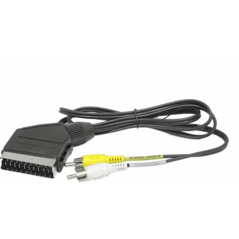 EURO-KABEL 2X RCA AUDIO 1,2m FLACH