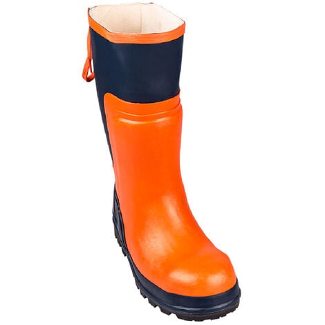 Euro PM Sierra III Schnittschutz Gummistiefel Orange Gr. 39