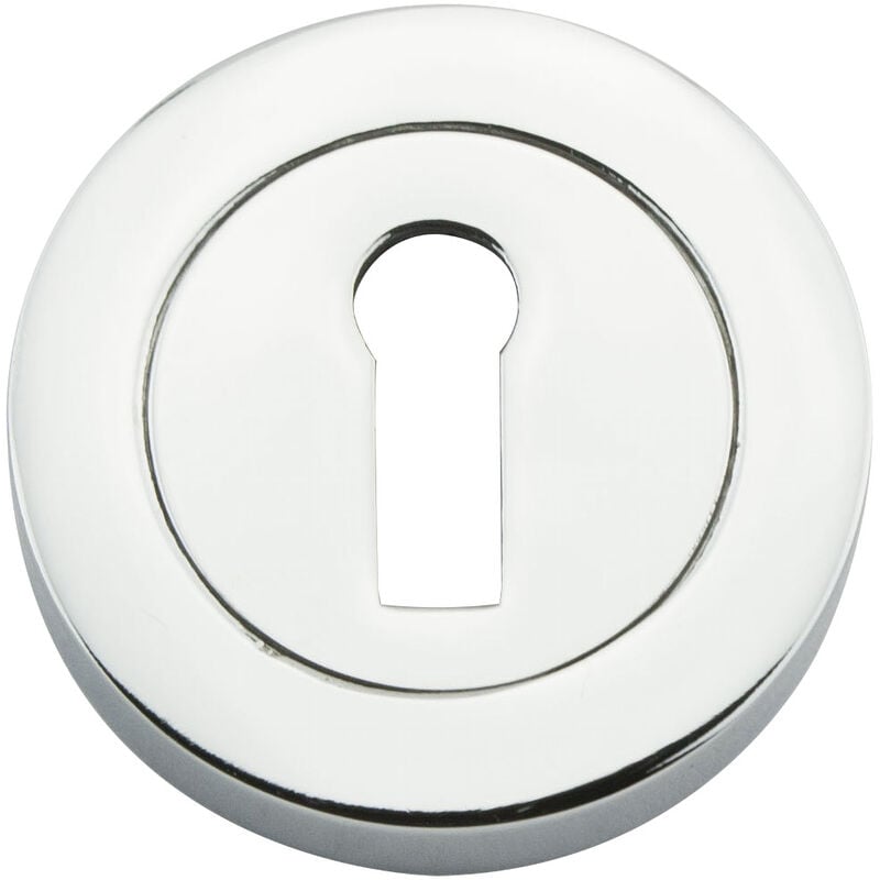 Euro Profile Escutcheon 50 x 10mm Pack of 2 Chrome