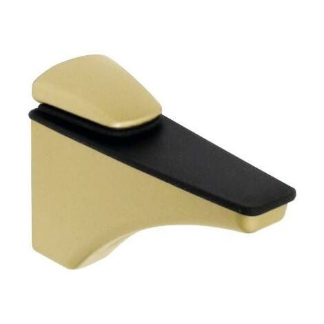 euro soporte estante para cristal y madera. regulable de 0 a 40mm. elegir acabado. acabado oro