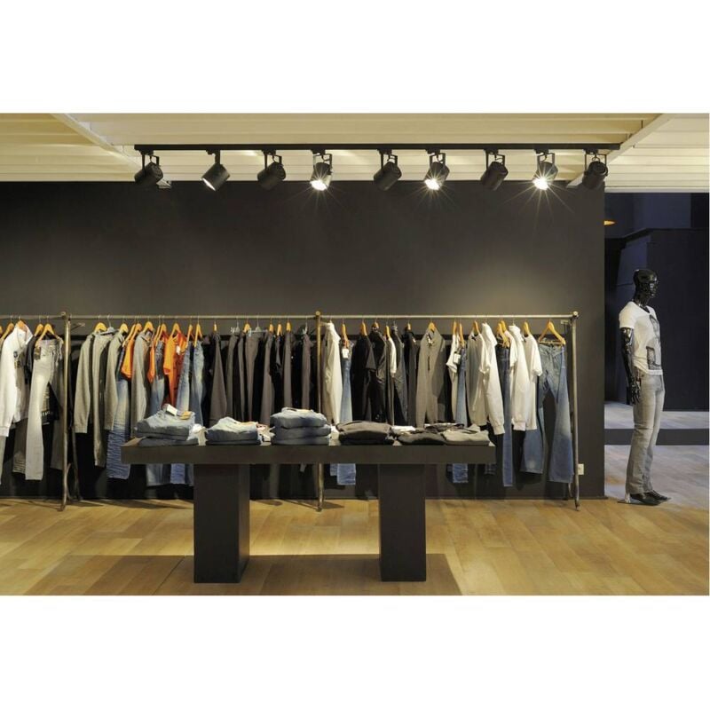 SLV - euro spot 153420 Luminaire sur rail haute tension GU10 noir