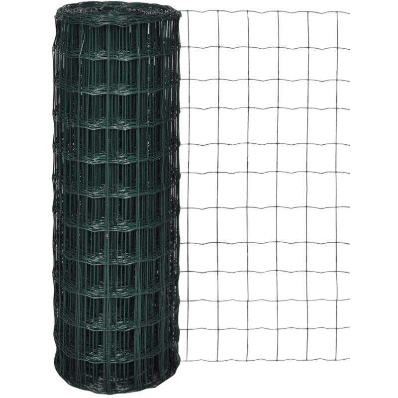 

Set de Euro Valla Acero Verde 25x0,8 m - Verde - Vidaxl
