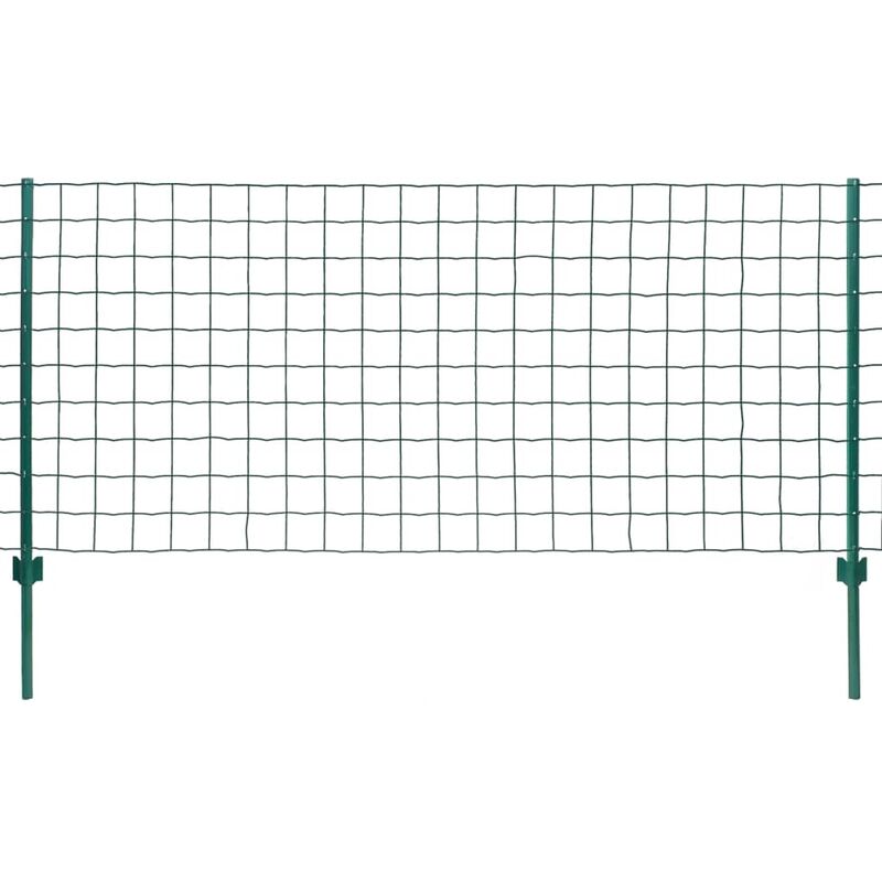 

Euro Valla de acero verde 20x0,8 m
