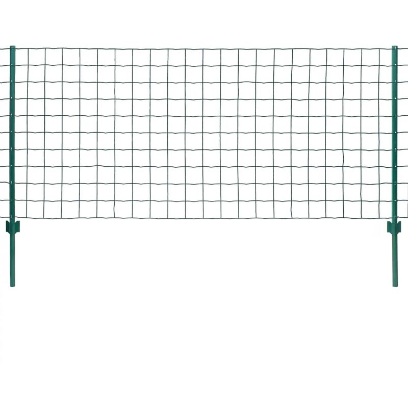 

Euro Valla de acero verde 20x0,8 m