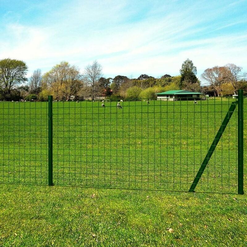 

Euro Valla de acero verde 25x1 m