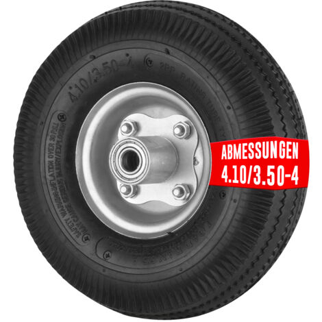 TERRE JARDIN EURO VANADIUM - 260 mm großes aufblasbares Rad mit 16 mm Bohrung