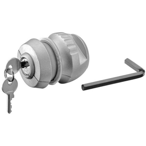 Euro Vanadium – Antivol tête d'attelage 50mm – Système de verrouillage avec clé hexagonale – Sécurise remorques et caravanes – Dimensions 61x49mm