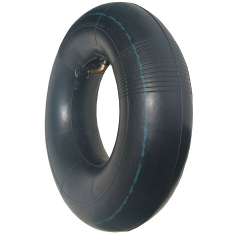 EURO VANADIUM - Cámara de aire de 250 mm para rueda con válvula en ángulo Negro 250 mm