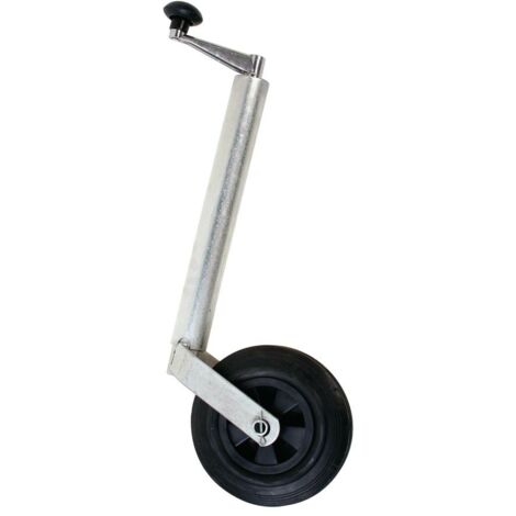 Euro Vanadium – Roue jockey remorque 160 mm – Charge maximale 80 kg – Diamètre 16 cm – Installation rapide pour manœuvres dans espaces restreints