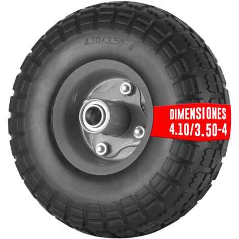 EURO VANADIUM - Rueda antipinchazos con eje desplazado de 260 mm y agujero de 20 mm