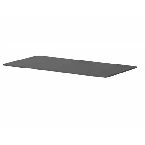 EURO3PLAST PIANO HPL NERO RETTANGOLARE 120X60X1 CON DOPPIO INSERTO
