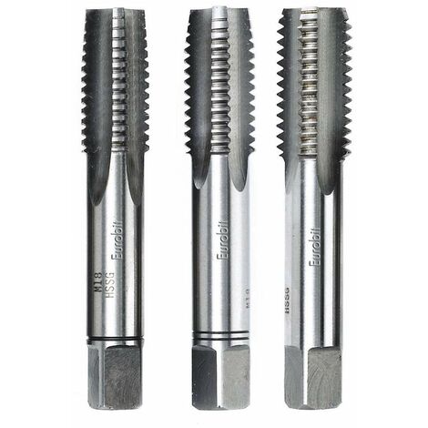 Eurobit 6000 Maschi a Mano in Acciaio HSS-G, M 6x1