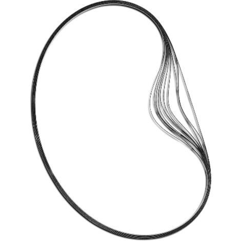 Euroboor 500.0001 pour EBS.500, Bande de Scie 1440mm x 13mm, Haute Précision et Durabilité Accrue, coupe précise et longévité exceptionnelle