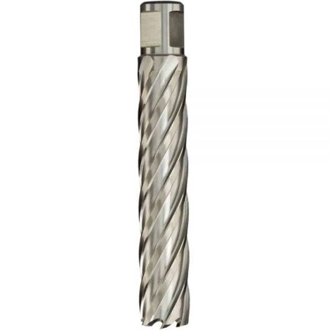 Euroboor HCX.180 Carotteuse HSS - Profondeur de Perçage: 100 mm - Diamètre Extérieur: 18 mm - Queue: Weldon - Taille: 19.05 mm - Trou Pilote 6.35 mm