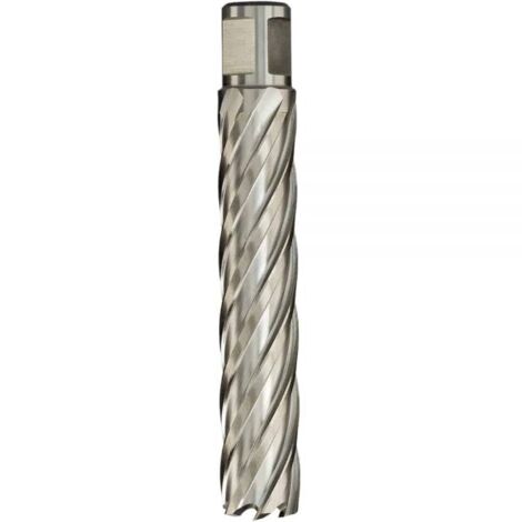 Euroboor HCX.500 HSS Kernbohrer - Bohrtiefe: 100 mm - Außendurchmesser: 50 mm - Anschluss: Weldon - Größe: 19,05 mm - Pilot Pin Hole 6,35 mm