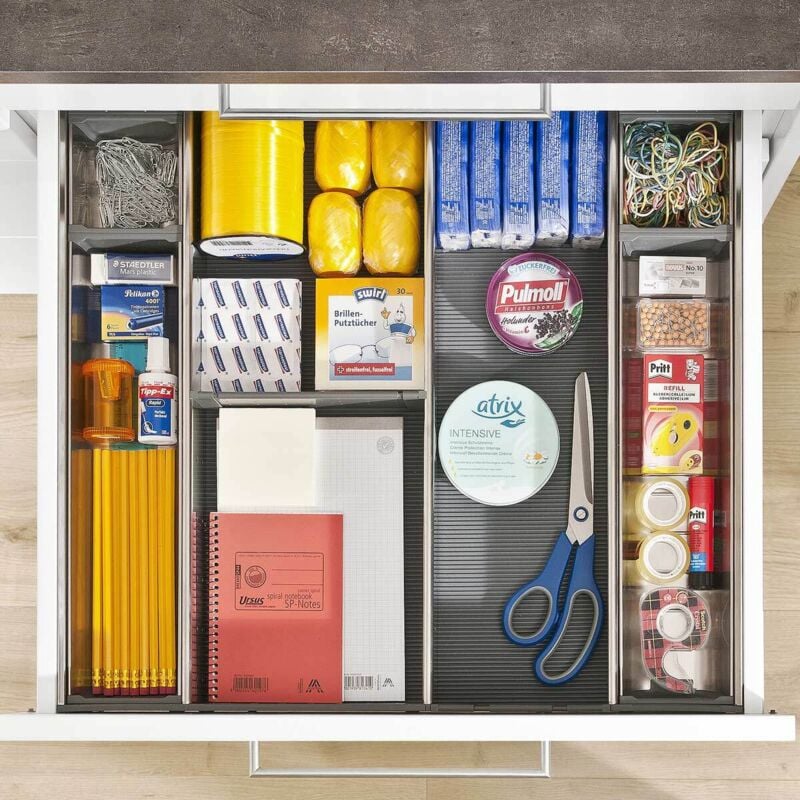 Ensemble de séparateurs en acier inoxydable 1 Div. s. Tiroirs (Mod. c) pour accès. Tapez 1