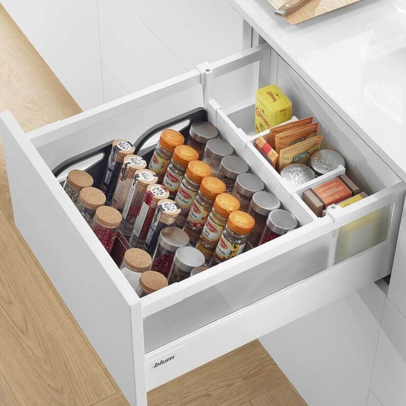 Tagère à épices anti-empreintes digitales 300 mm Orga-Line Blum