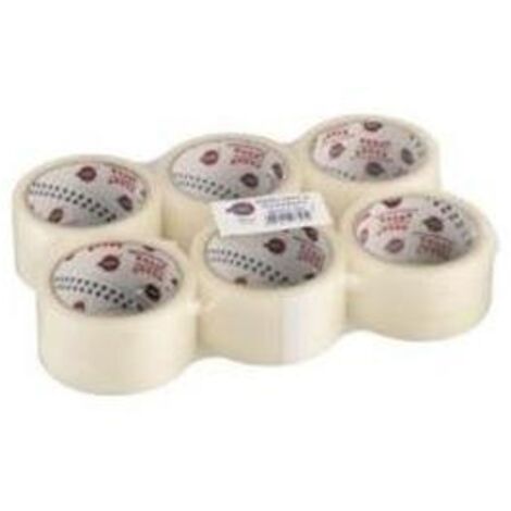 EUROCEL CF6 NASTRO IMBALLO PP5231 48X50 TRA 50 m Polipropilene (PP) Trasparente 6 pz