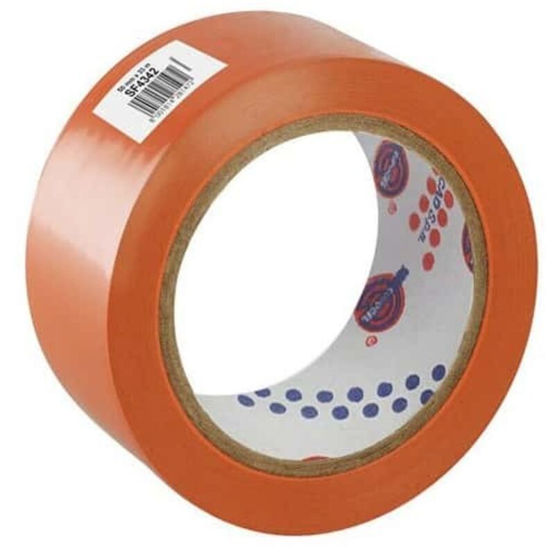 Eurocel Enmascarado PVC Naranja 33m x 75mm - Eurocel