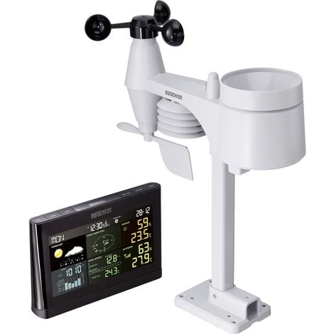 Eurochron EFWS 01002 Funk-Wetterstation Vorhersage für 12 bis 24 Stunden