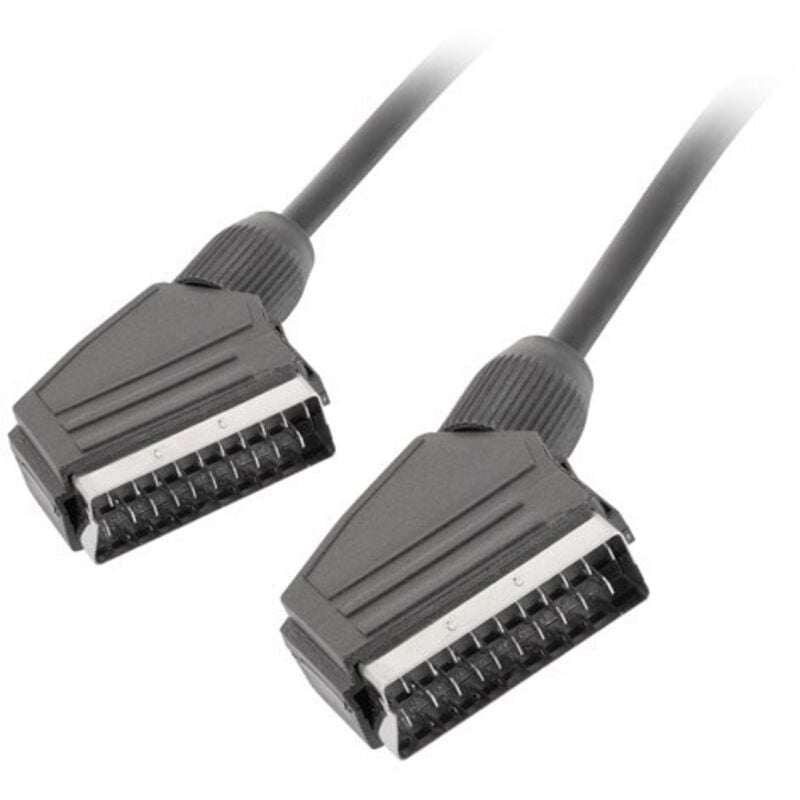 Lanberg - euroconnector-kabel CA-EUEU-10CC-0018-BK scart-stecker/scart-stecker 1,8 meter