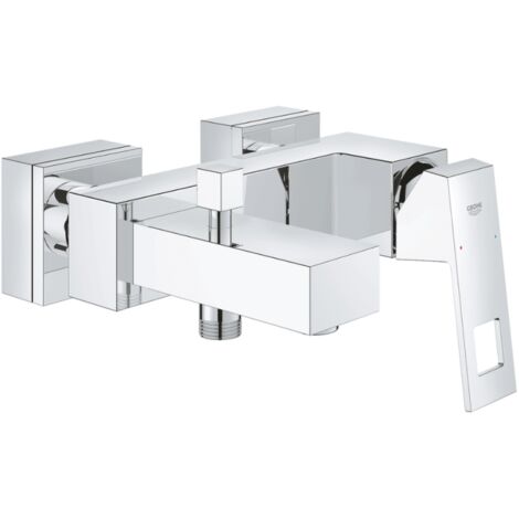Grohe – Mitigeur de baignoire monocommande 23140000 – Finition chrome brillant – Inverseur automatique – Clapet anti-retour intégré