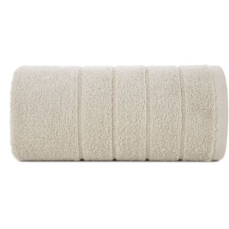 EUROFIRANY ASCIUGAMANO DA BAGNO ASSORBENTE SOFFICE DALI 30X50CM BEIGE