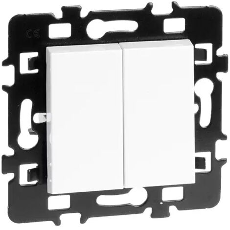 Eur'ohm 61810 Double va-et-vient Esprit Blanc