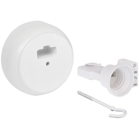 EUR OHM Boîte centre DCL saillie + piton + douille E27 (53098)