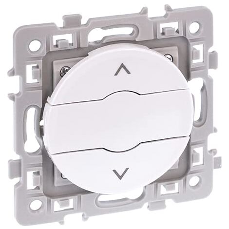 Interrupteur volets roulants 3 boutons blanc Square (60223)