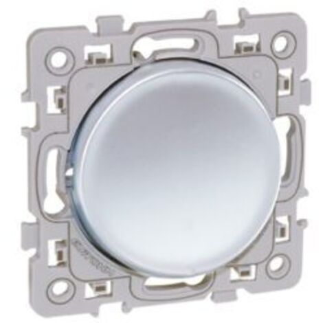 EUROHM SQUARE INTERRUPTEUR VA ET VIENT SILVER - 60401