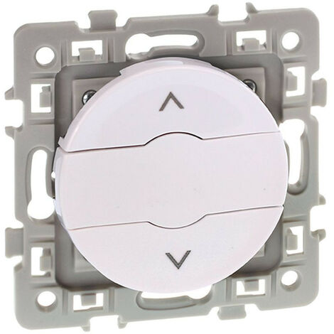 EUROHM SQUARE INTERRUPTEUR VOLETS ROULANTS BLANC - 60223