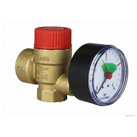 Ressort Manomètre Air Eau 1.6 Bar 80mm Filetage 3/8 1,6 Ate Radial