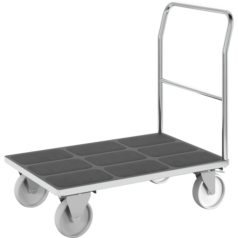 Eurokraftpro - eurokraft pro, Chariot plate-forme, barre de poussée tubulaire