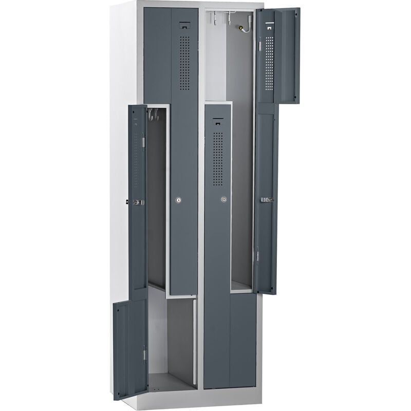 Eurokraft basic, Vestiaire à portes en z Amsterdam, 2