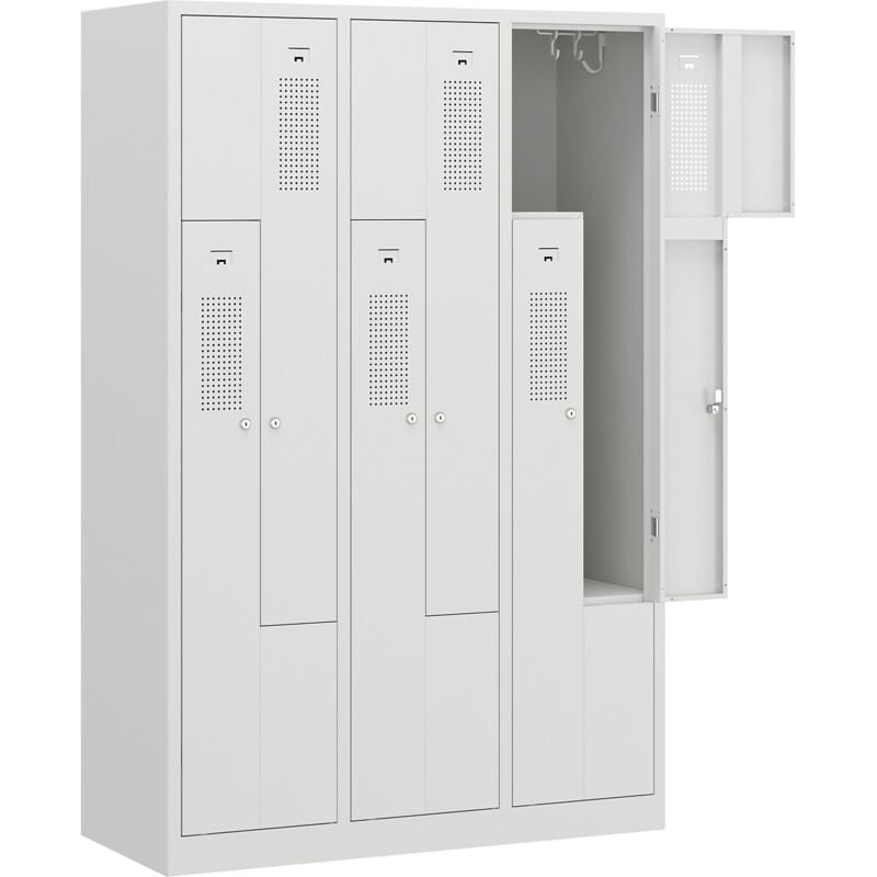 Eurokraft basic, Vestiaire à portes en z Amsterdam, 3