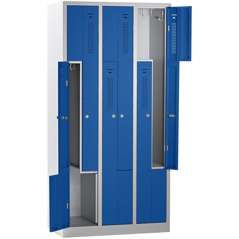 Eurokraft basic, Vestiaire à portes en z Amsterdam, 3