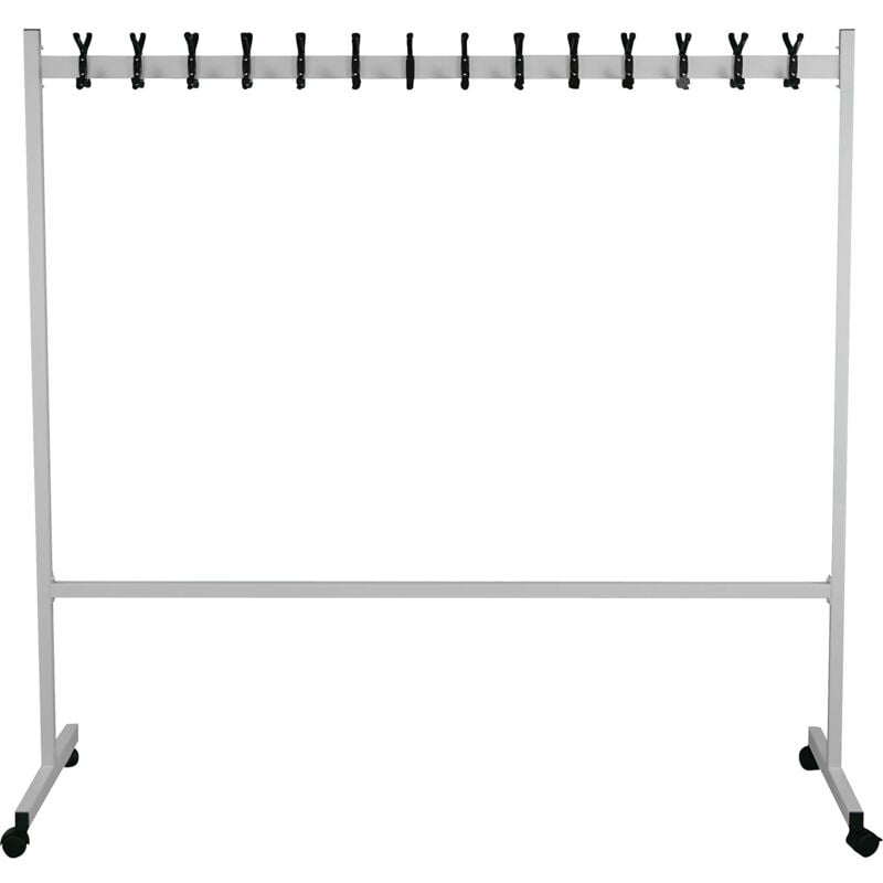 Eurokraftbasic - eurokraft basic Portemanteau mobile h x p 1700 x 550 mm 2 x