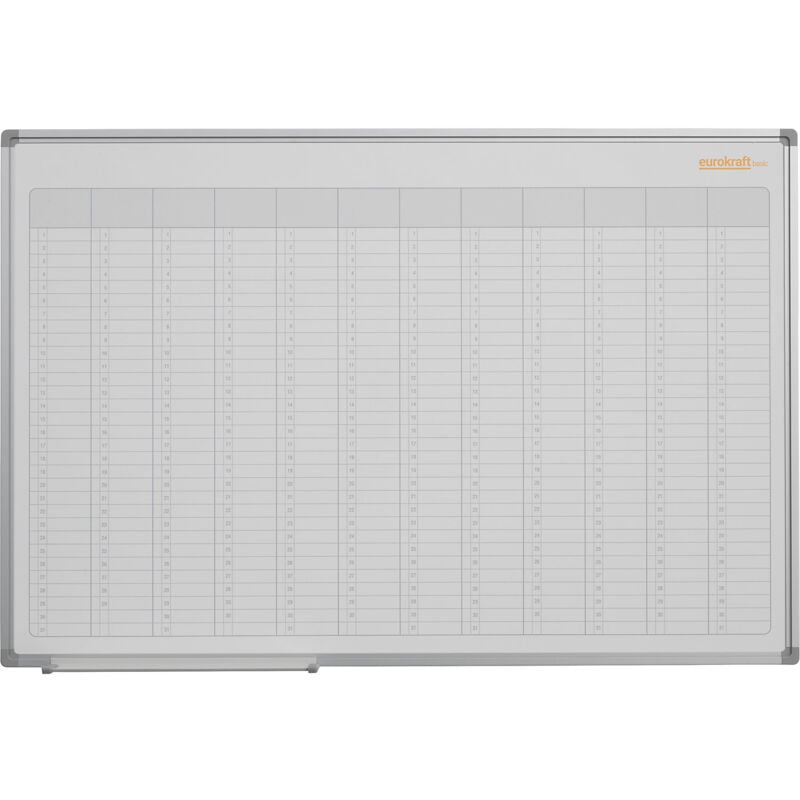 Eurokraft basic, Planning annuel, neutre, division mensuelle