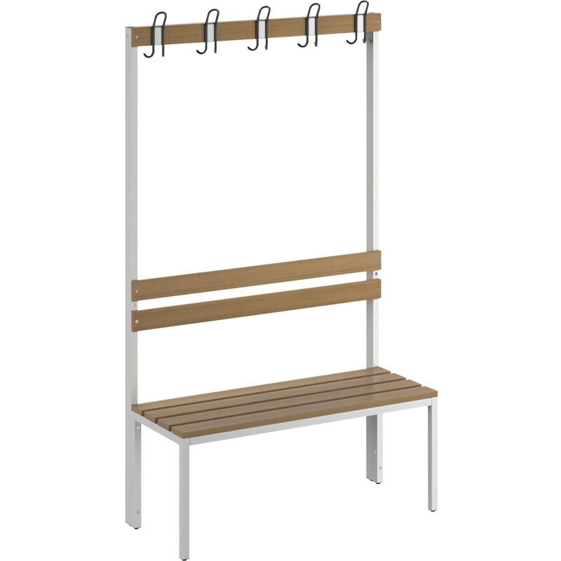 Eurokraftbasic - eurokraft basic Banc de vestiaire avec dossier simple face