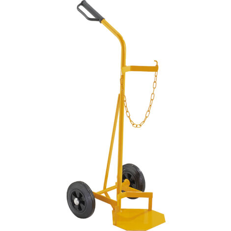 eurokraft basic, Chariot porte-bouteilles en acier, pour 1