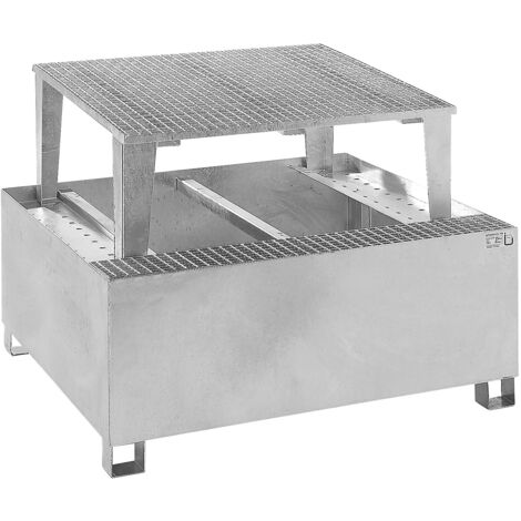 eurokraft basic, Cuve de rétention en acier pour cubitainers