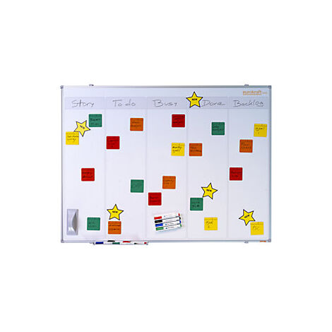 eurokraft basic  Lavagna task per Scrum e Kanban  con 5 canali