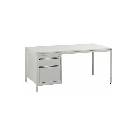 eurokraft basic  Scrivania per capi reparto  grigio chiaro 