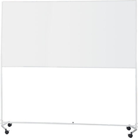 eurokraft basic, Tableau blanc avec châssis roulant, acier